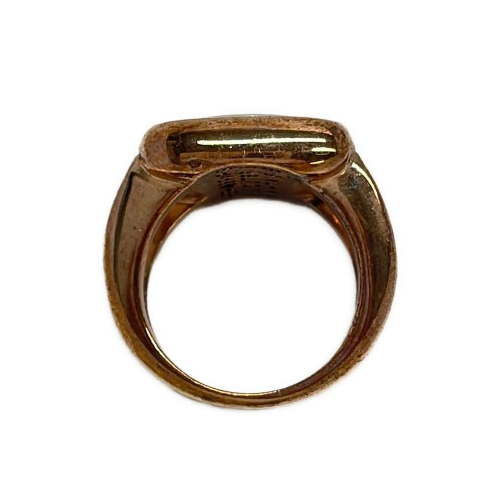 Hermès Corozo Ring Rose Gold White Shell Hardware Shell Serie - Picture 4 of 5